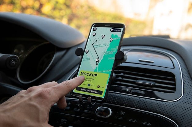 support telephone voiture Tunisie pas cher