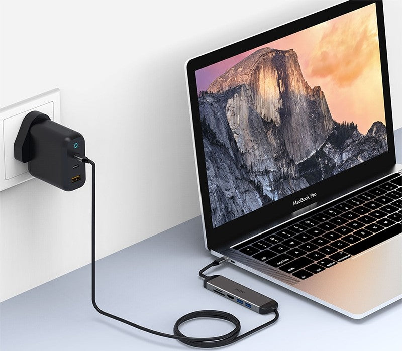 Hub USB-C WiWU Alpha 5-en-1 A521H | HDMI - USB - SD