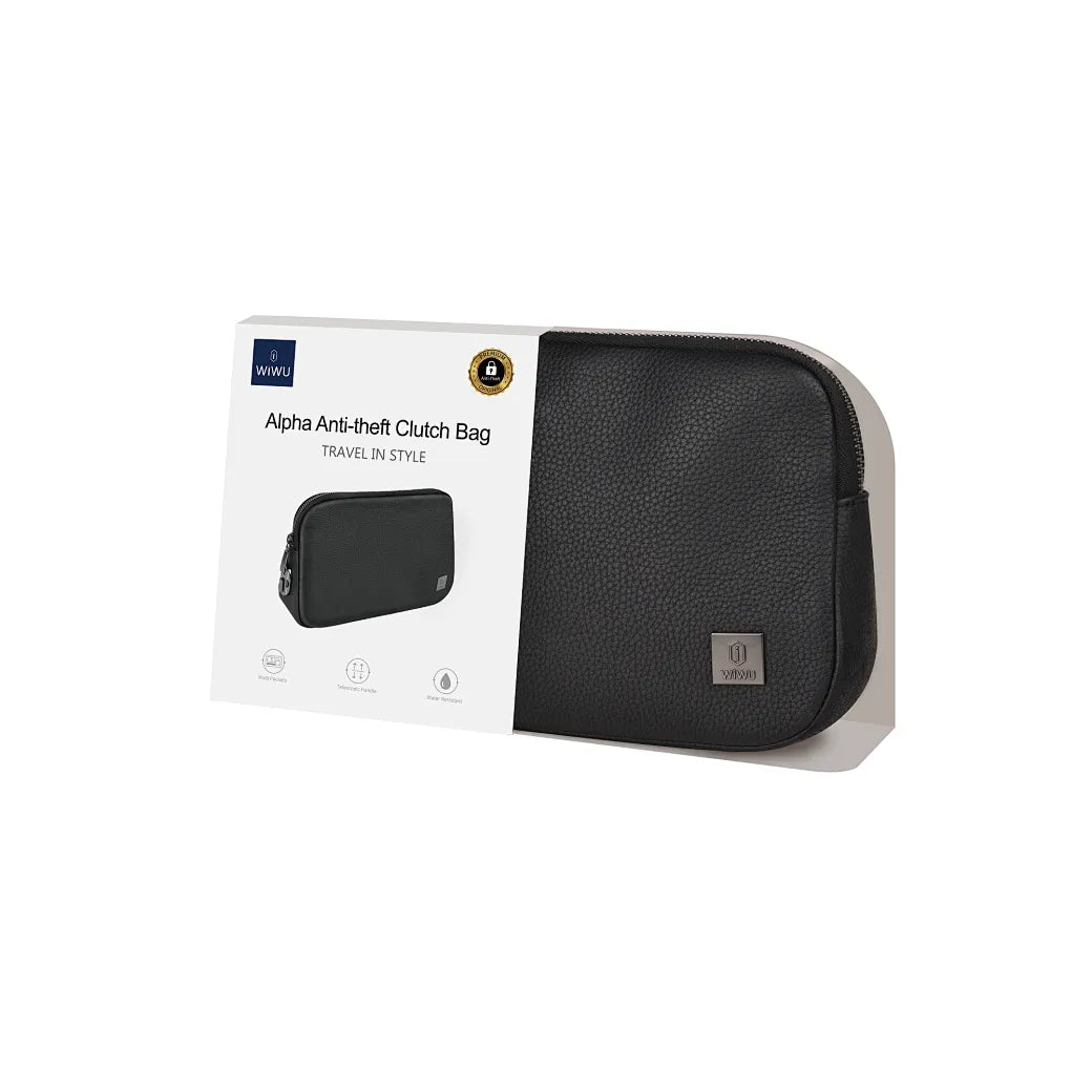 WiWU Alpha Clutch Bag avec Verrouillage à Code