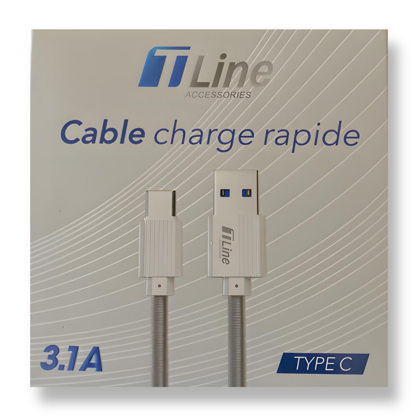 câble robuste charge rapide USB-C Android Tunisie