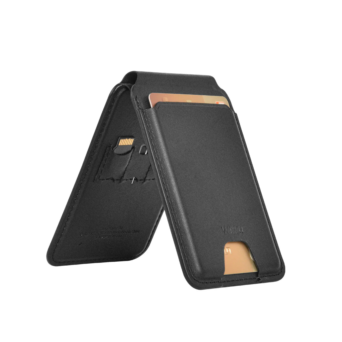 Porte-cartes MagSafe avec Localisation en Cuir – WIWU Mag Wallet FM MW-005