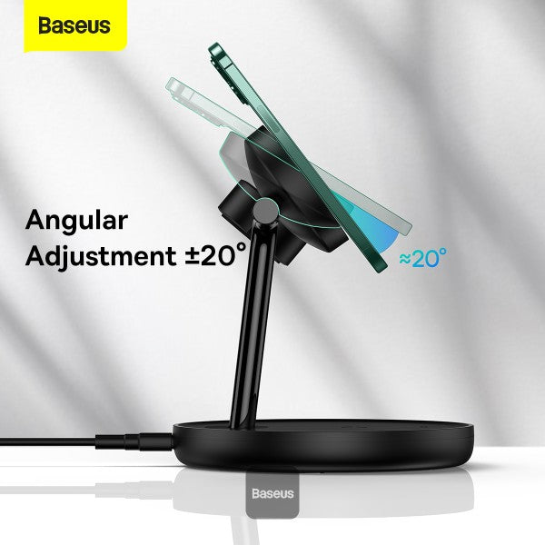 Support de Chargement Sans Fil Baseus Swan 3-en-1 Magnétique 20W