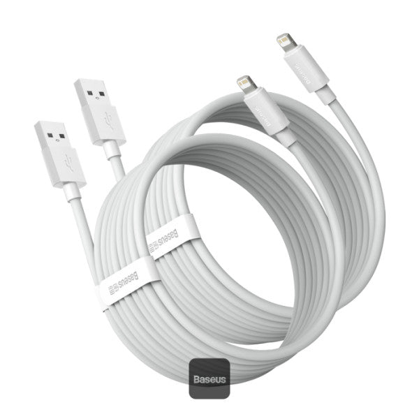 câble Lightning iPhone rapide Baseus lot de 2 Mamba Store