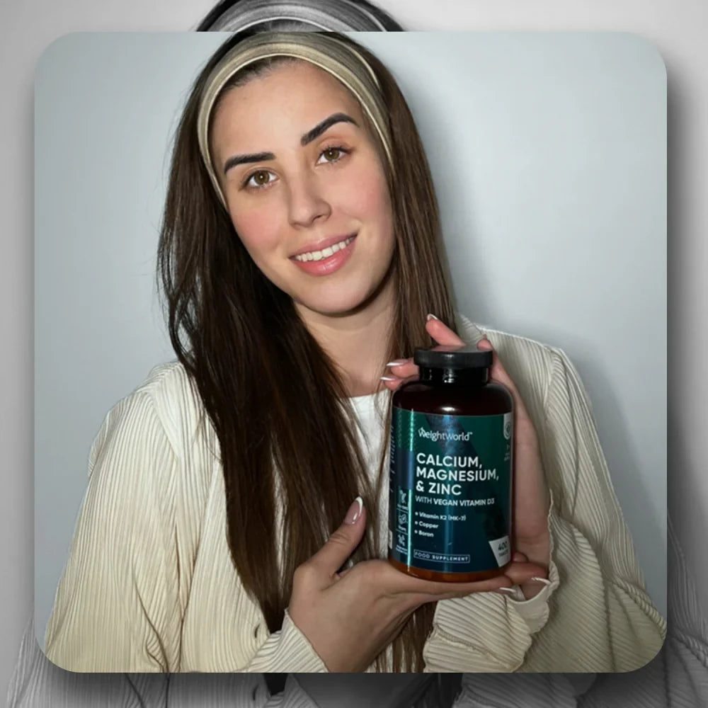 Calcium, Magnésium, Zinc + Vitamine D3