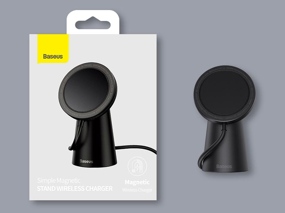 Baseus Support de Charge Magnétique Sans Fil 15W