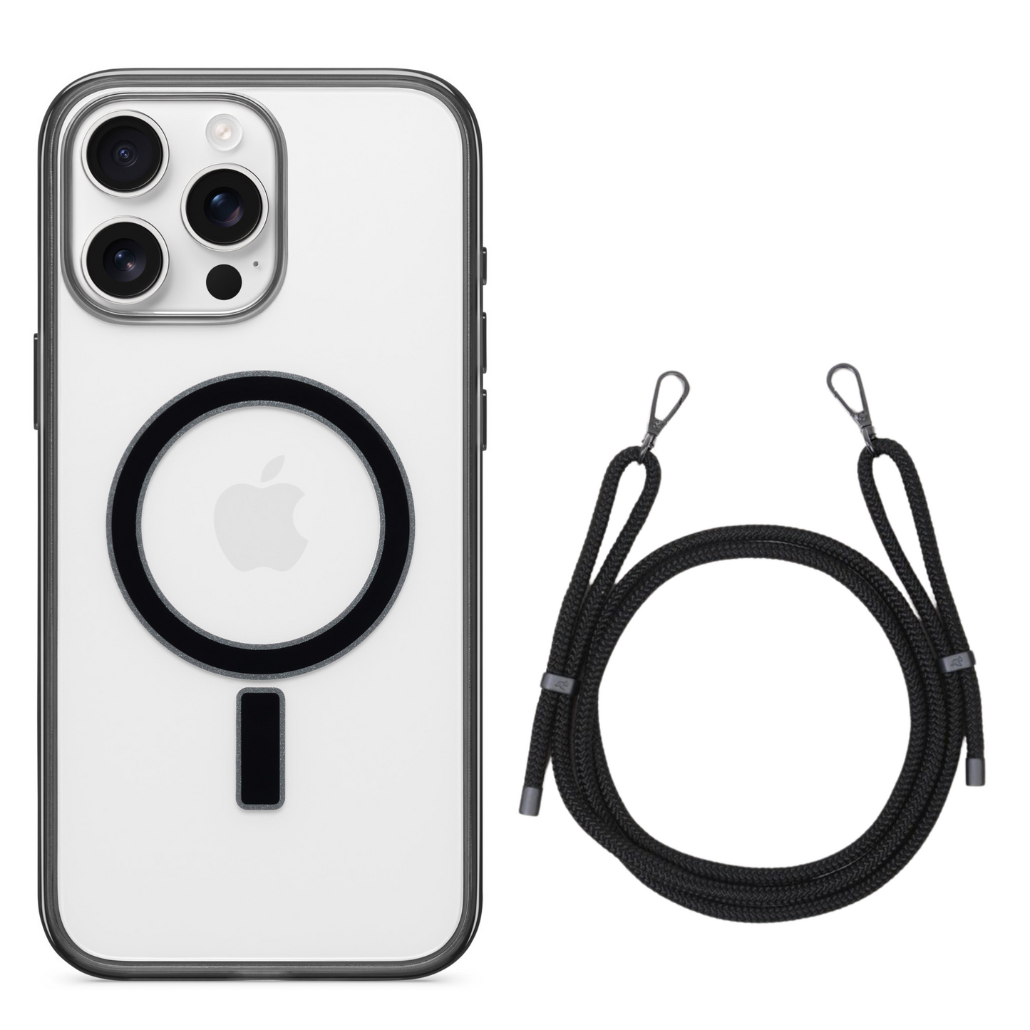cache iPhone MagSafe transparent fil contour coloré Tunisie