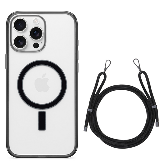 cache iPhone MagSafe transparent fil contour coloré Tunisie