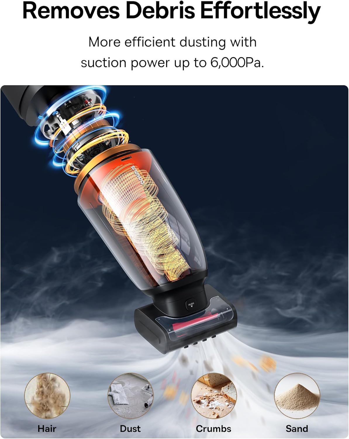 Aspirateur Portable Baseus AP02 - Nettoyage Puissant pour Maison & Voiture