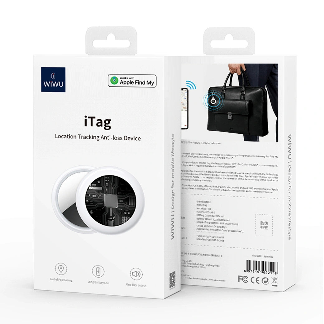 WiWU iTag WT-01 – Tracker Anti-perte (Find My)