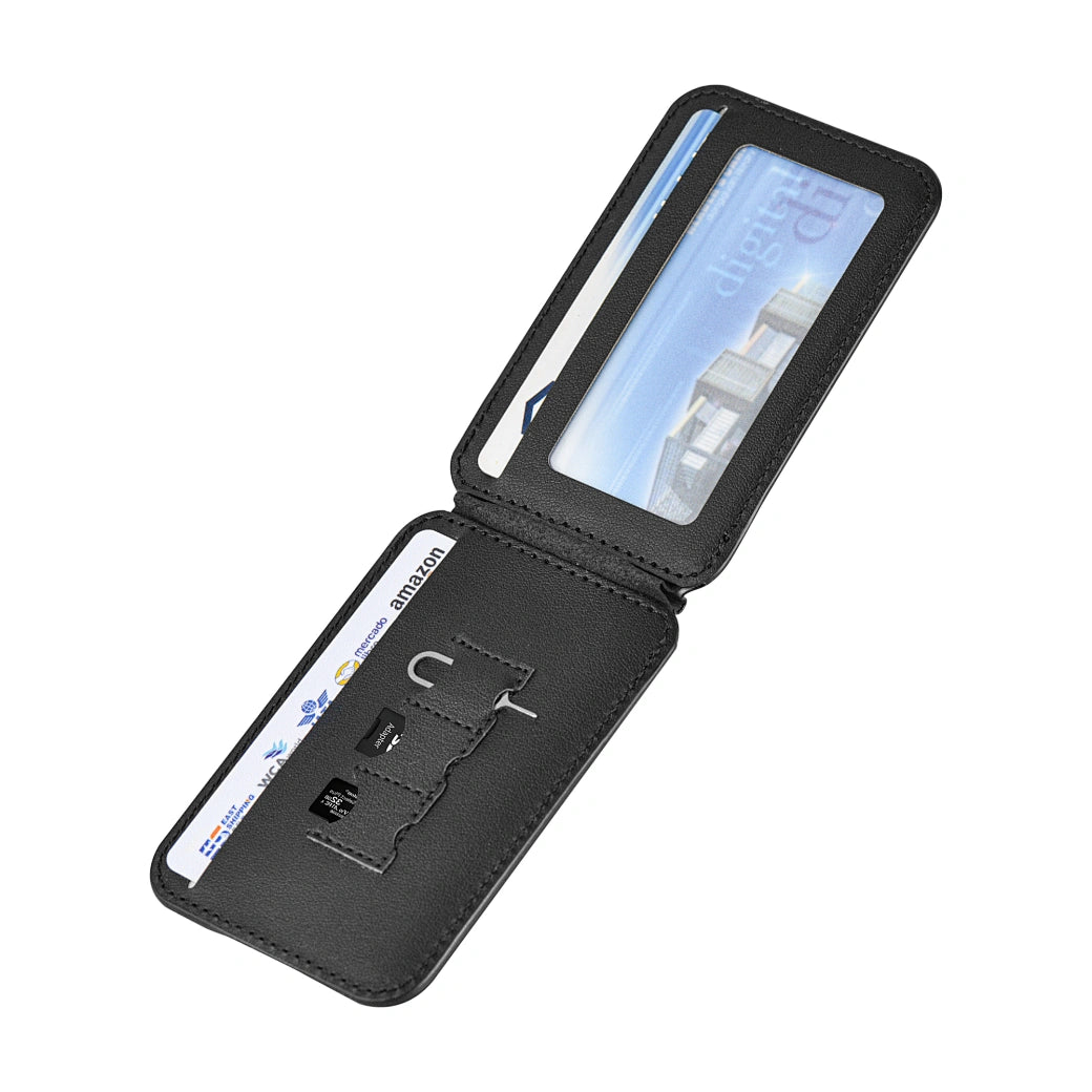 Porte-cartes MagSafe en Cuir – WiWU Mag Wallet Pro