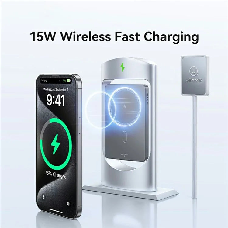 Power Bank Magnétique USAMS CD231 - 5000mAh – 20W Fast Charging