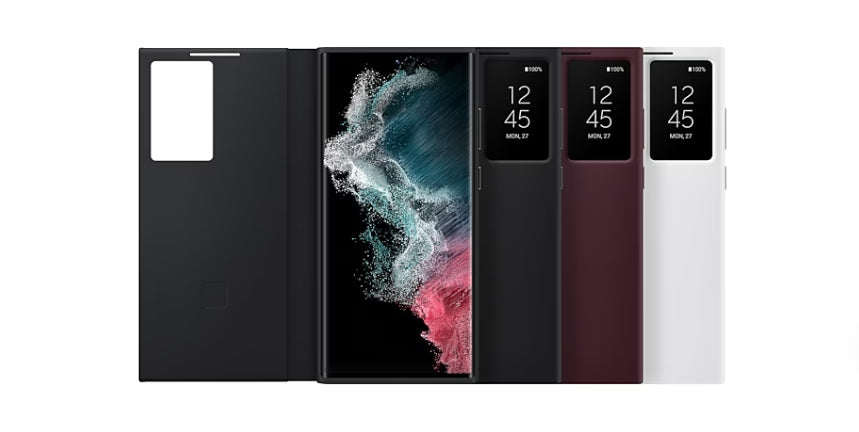 Étui Samsung Smart Clear View – Galaxy S22 Ultra