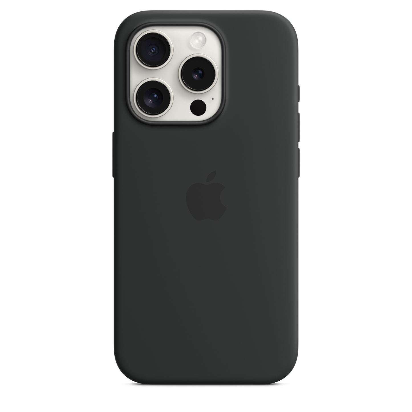 cache silicone Apple iPhone original noir Tunisie