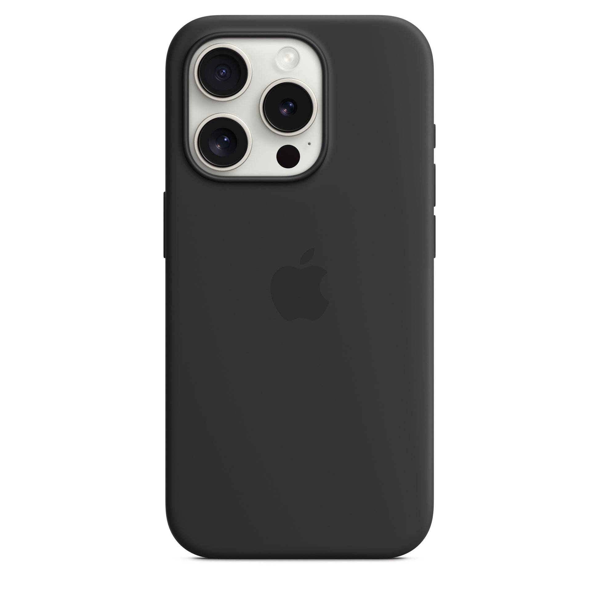 cache silicone Apple iPhone original noir Tunisie