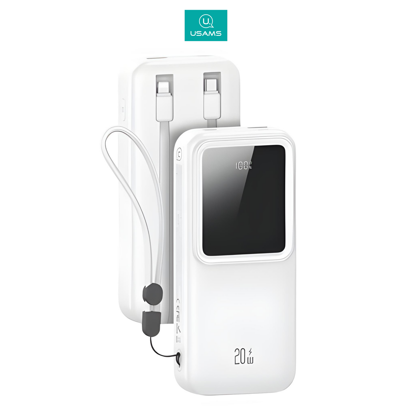 power bank 30000mAh USAMS 20W charge rapide Tunisie
