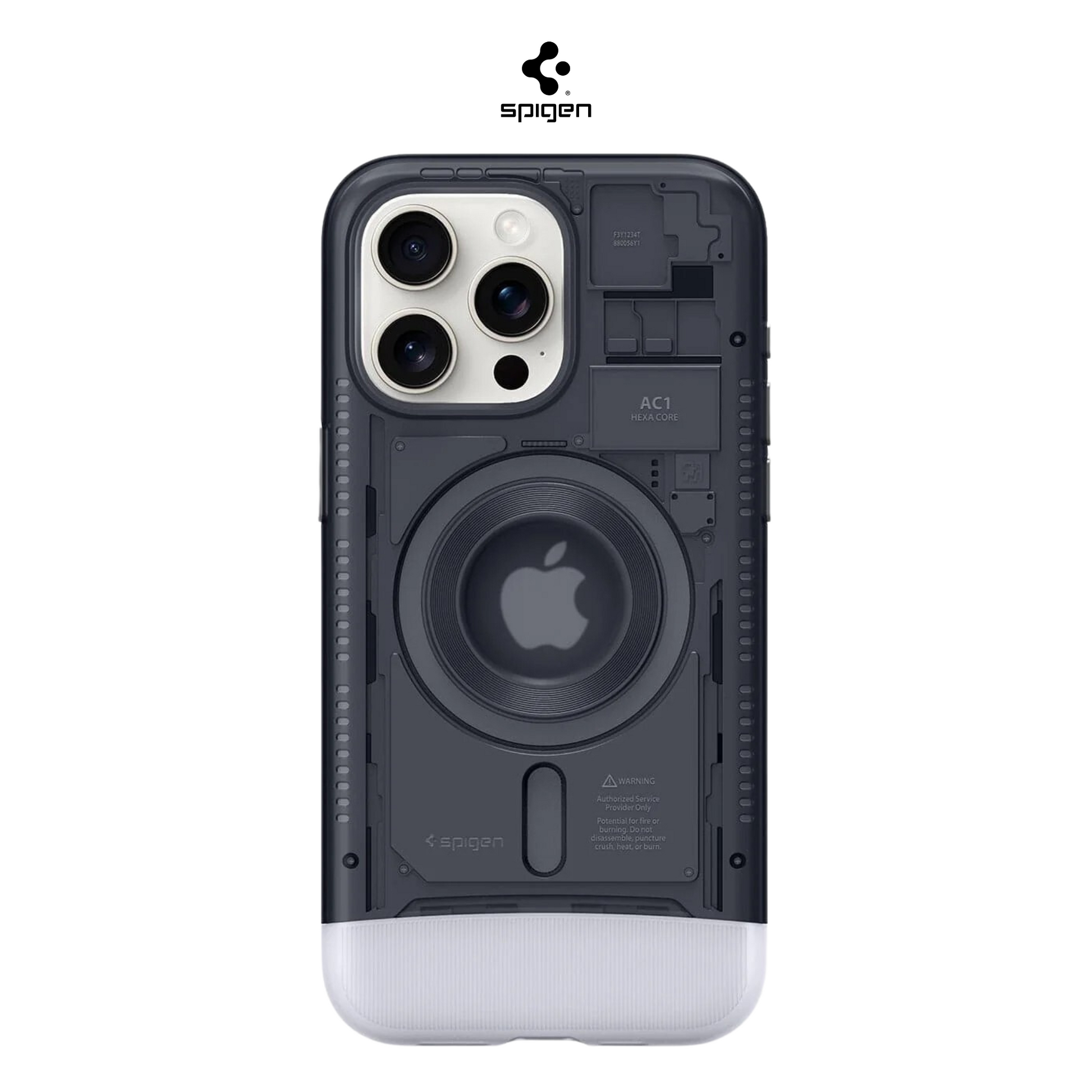 cache Spigen Classic C1 iPhone MagSafe rétro Tunisie