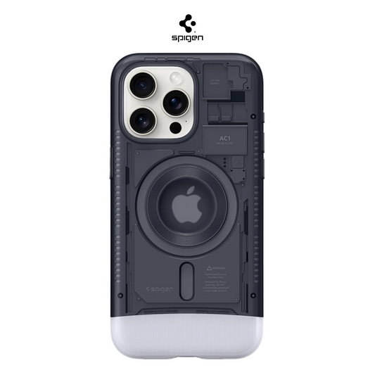 cache Spigen Classic C1 iPhone MagSafe rétro Tunisie