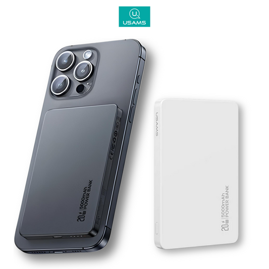 Power Bank Magnétique USAMS CD231 - 5000mAh – 20W Fast Charging
