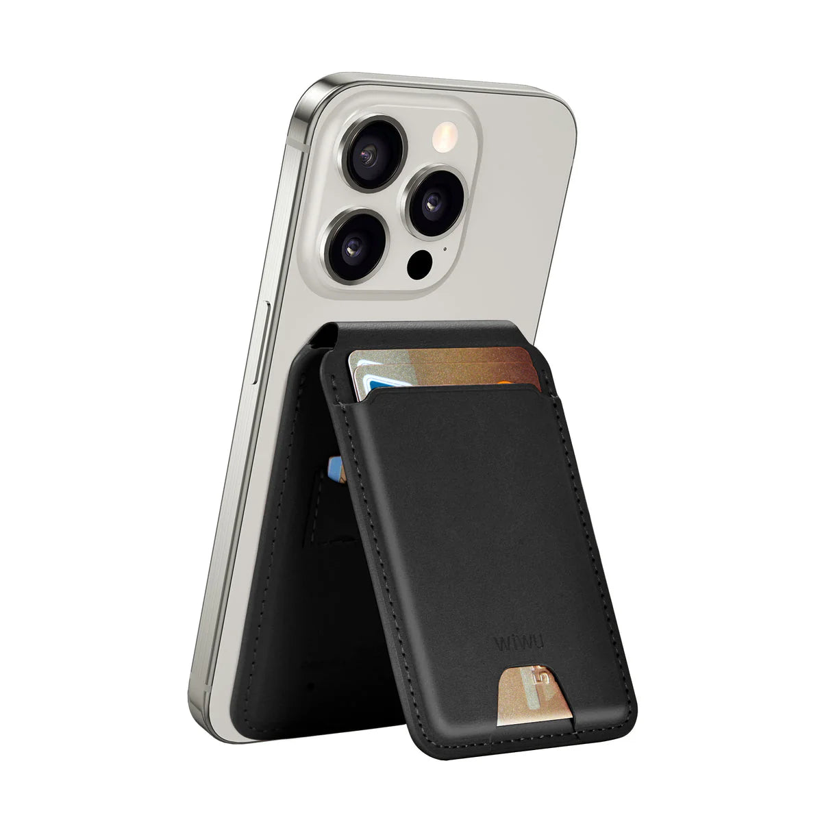 Porte-cartes WIWU Mag Wallet MW-005 MagSafe avec Localisation