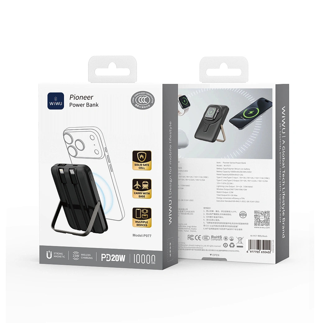 WiWU Pioneer Power Bank Wi-P077 10000mAh