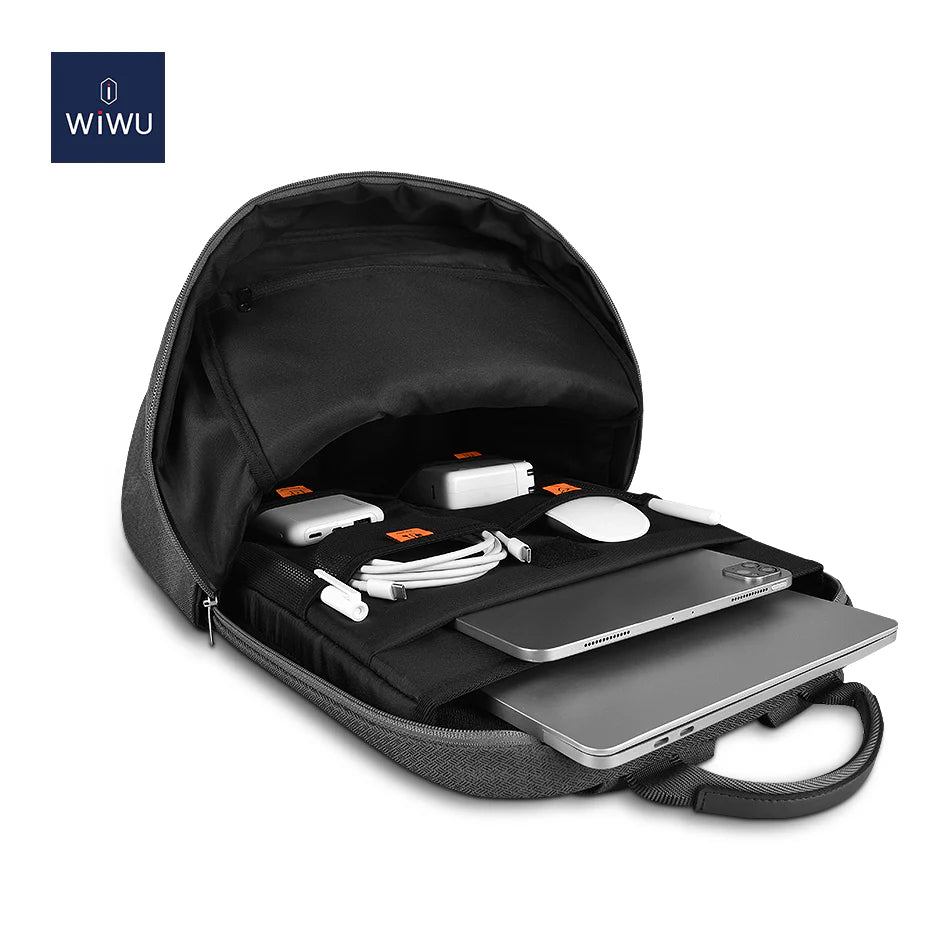 WiWU Pilot Backpack 15.6 inch Travelling Polyester Laptop Business School Travelling Backpack