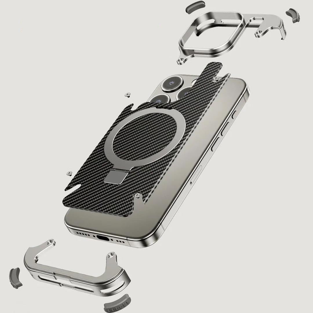 Cache en Métal Fibre de Carbone avec MagSafe