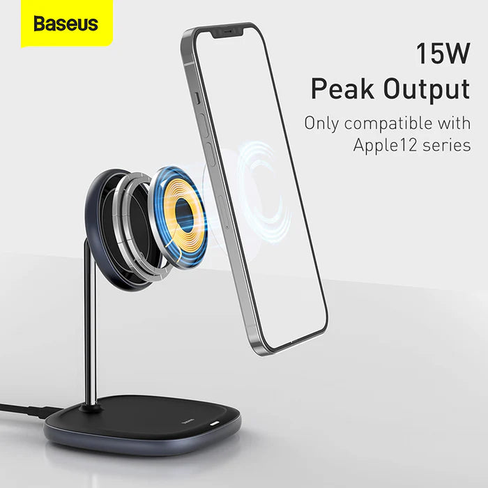 Baseus Magnetic Desktop Charger Magsafe 15W Charge Sans Fil