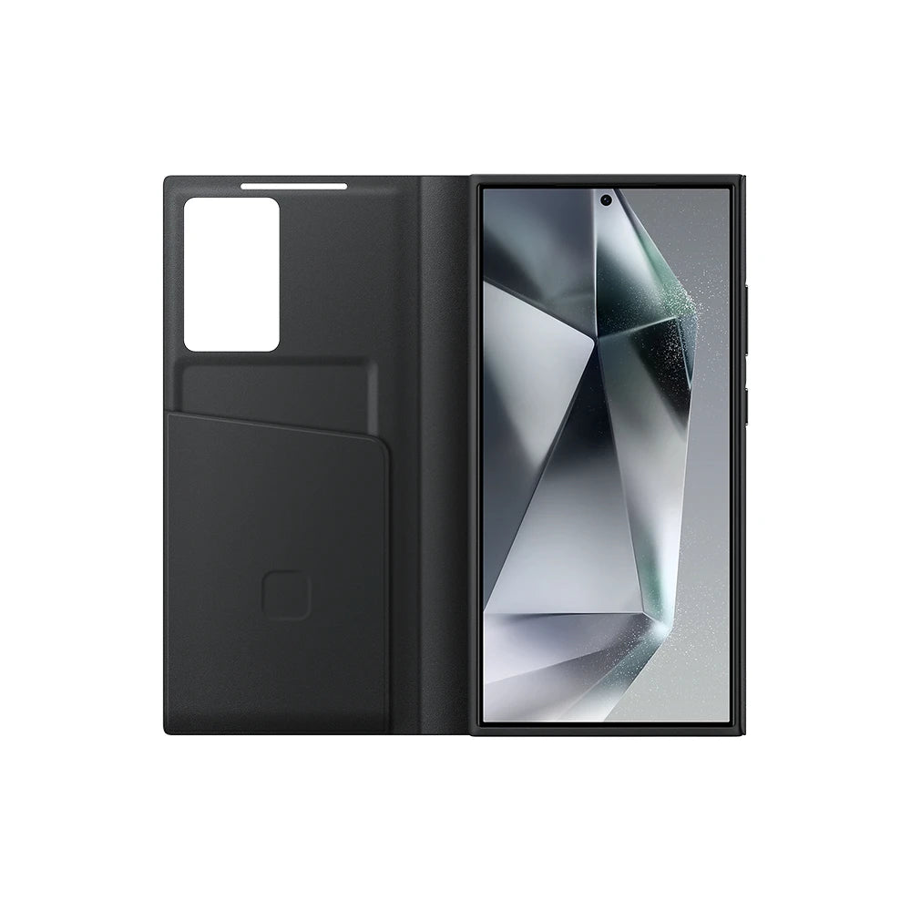 étui portefeuille Galaxy S24 Ultra avec fenêtre intelligente