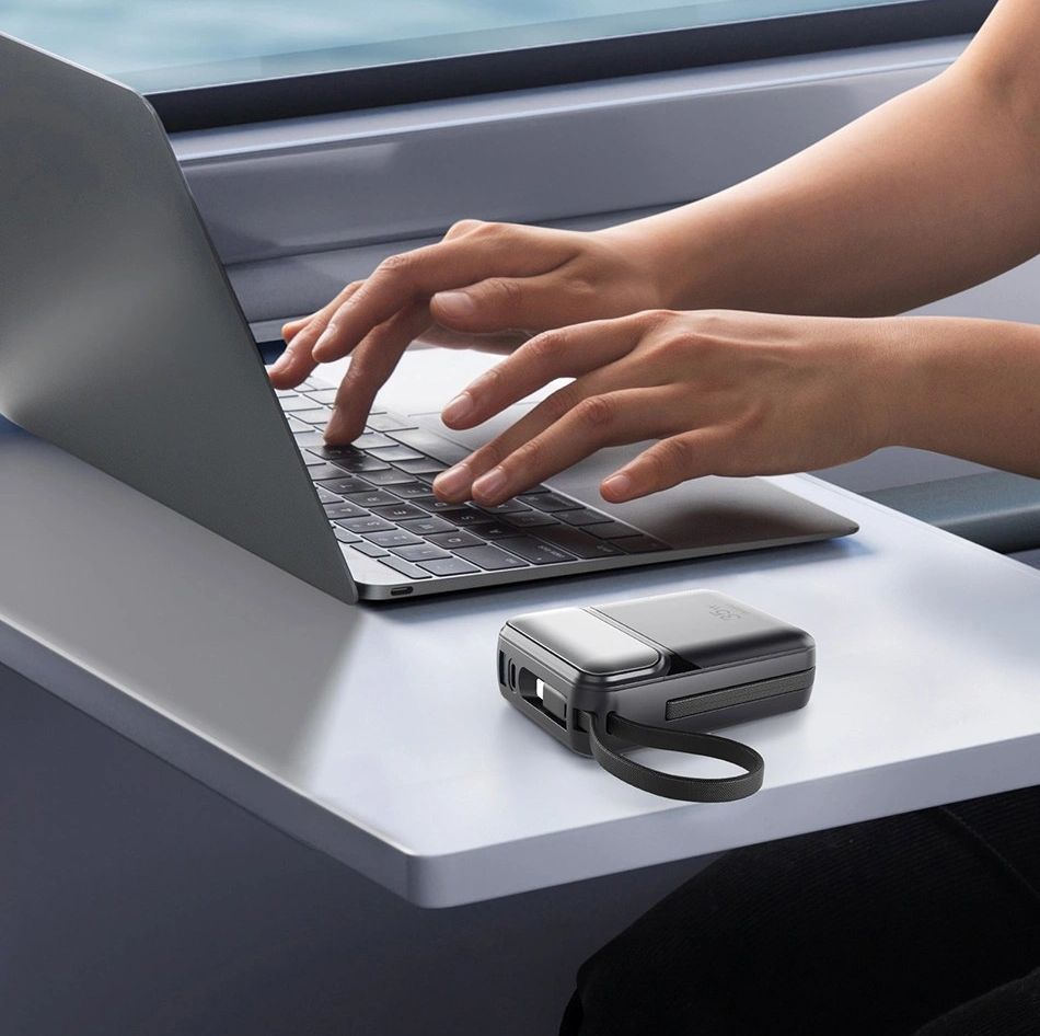 WiWu Galaxy Powerbank 35W - 20000mAh avec Câbles Intégrés