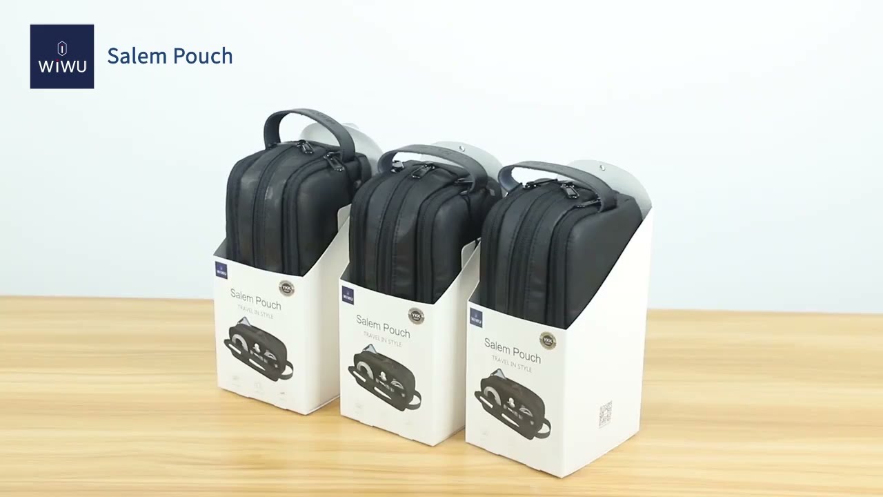 WIWU Salem Travel Pouch avec Verrouillage à Code