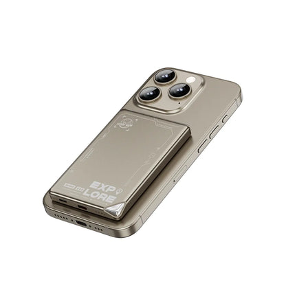 Batterie externe WiWU 5000mAh ultra fine magnétique avec recharge rapide – Tunisie