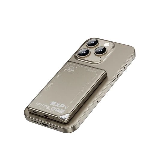 Batterie externe WiWU 5000mAh ultra fine magnétique avec recharge rapide – Tunisie