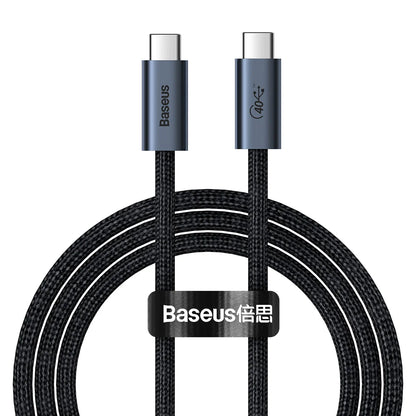 cable usb c 100w baseus usb4 tunisie charge rapide macbook