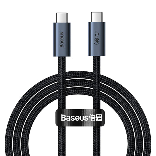 cable usb c 100w baseus usb4 tunisie charge rapide macbook
