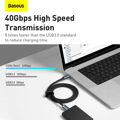 Câble USB-C 100W Baseus USB4 (1m)