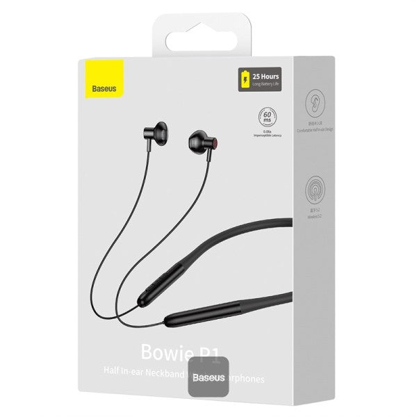 Écouteurs Bluetooth Baseus Bowie P1 - Neckband Magnétique