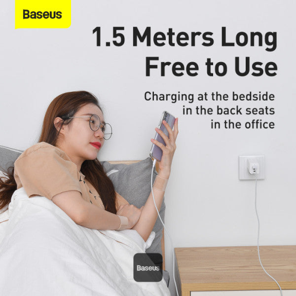 Pack de 2 Câbles Baseus  USB vers Lightning 2.4A