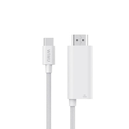 Câble WiWU Type-C vers HDMI 1.8m avec recharge rapide PD – projection écran HD