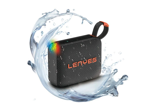 Baffle Bluetooth Lenyes S216 avec design noir moderne et compact