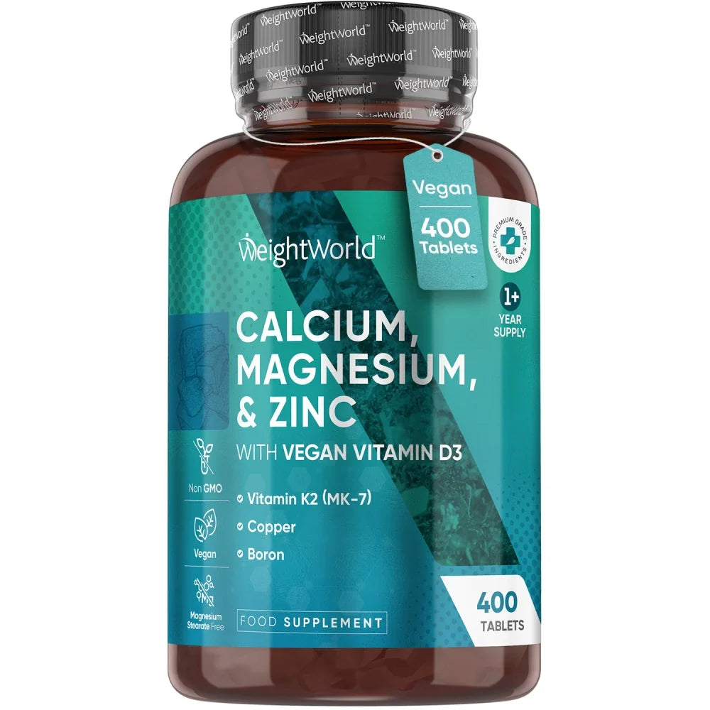 Calcium, Magnésium, Zinc + Vitamine D3