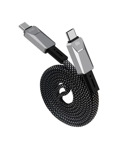 WiWU 100W Cyberlink Series Magnetic Nylon Braided Cable Wi-C078 C-C 1M