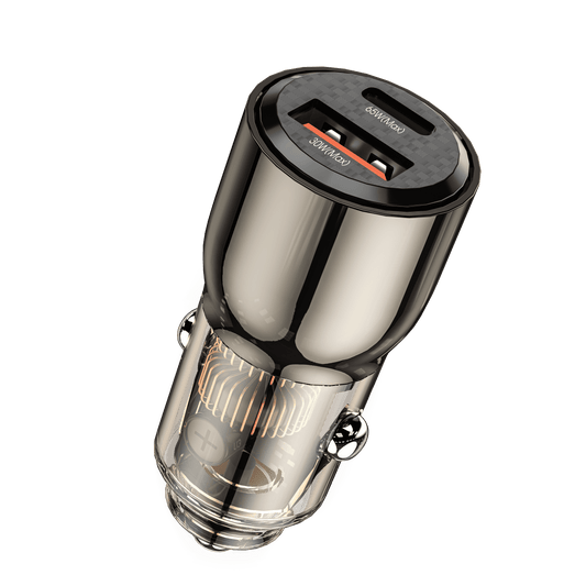 Chargeur voiture WiWU Geek 95W vue de profil