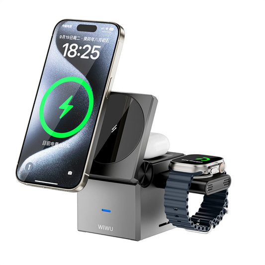 Chargeur Sans Fil 3-en-1 WiWU W030