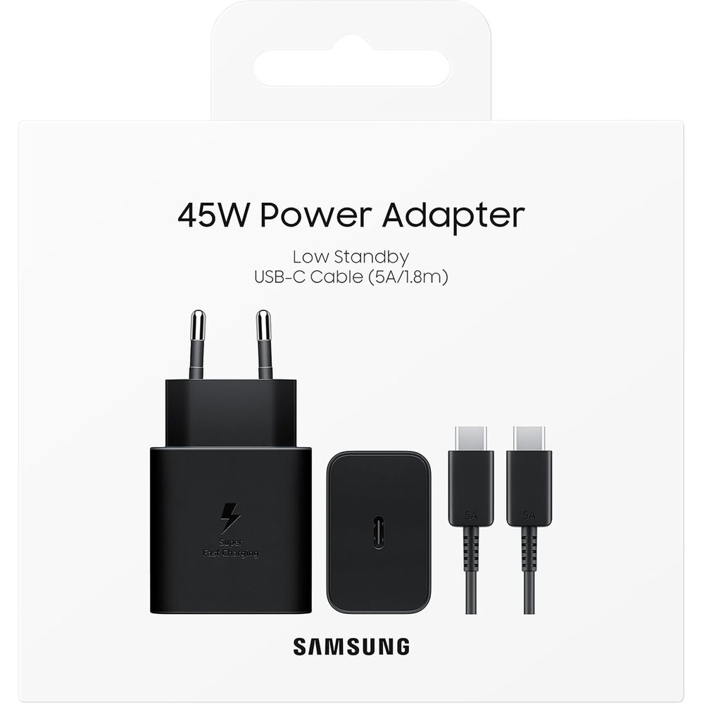 Samsung 45W USB-C Power Adapter EP-T4511XWEGEU  Câble USB-C 5A