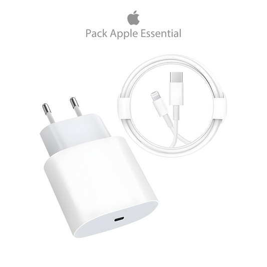 pack Apple chargeur 20W et câble USB-C Lightning Tunisie