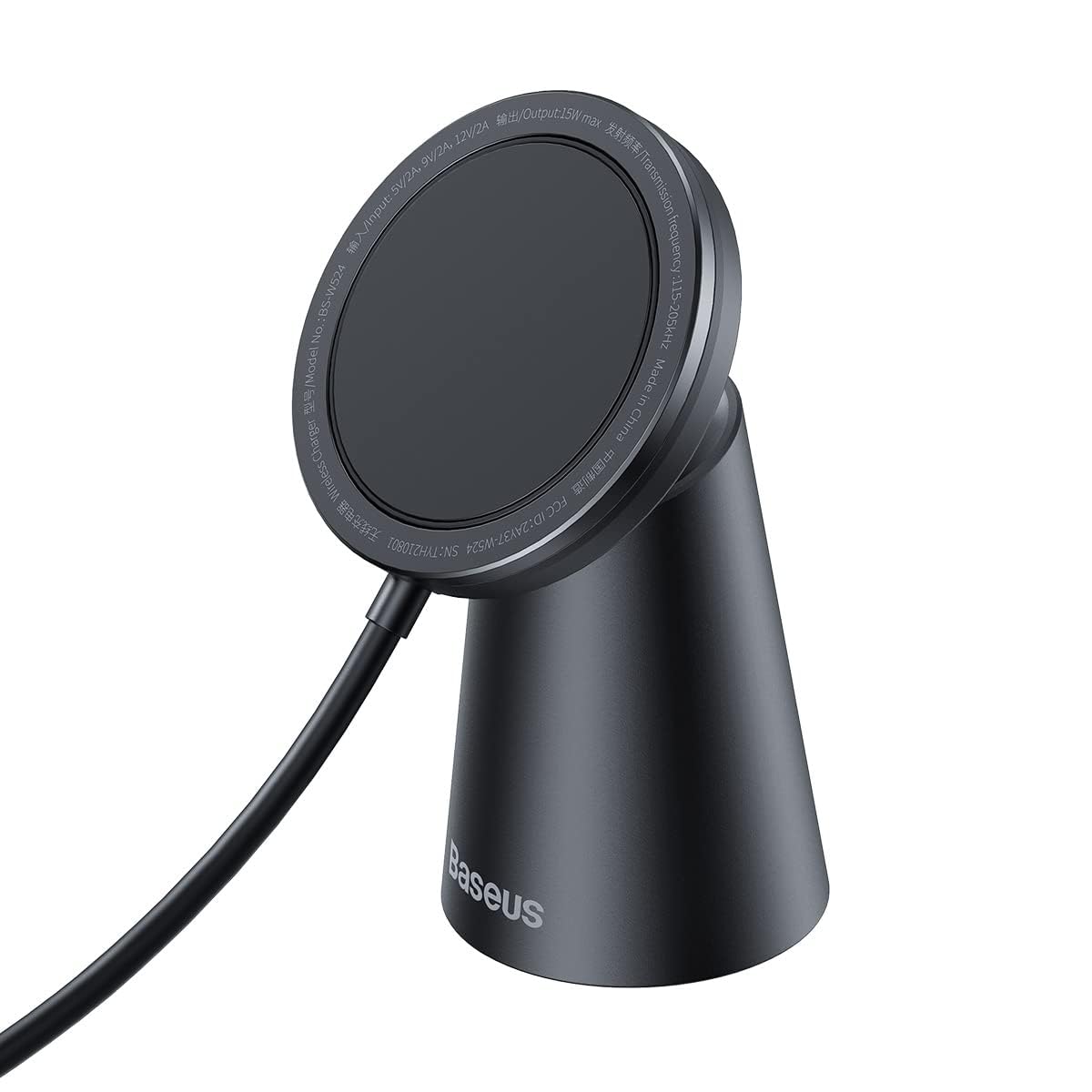 support MagSafe Baseus avec charge sans fil 15W iPhone Tunisie