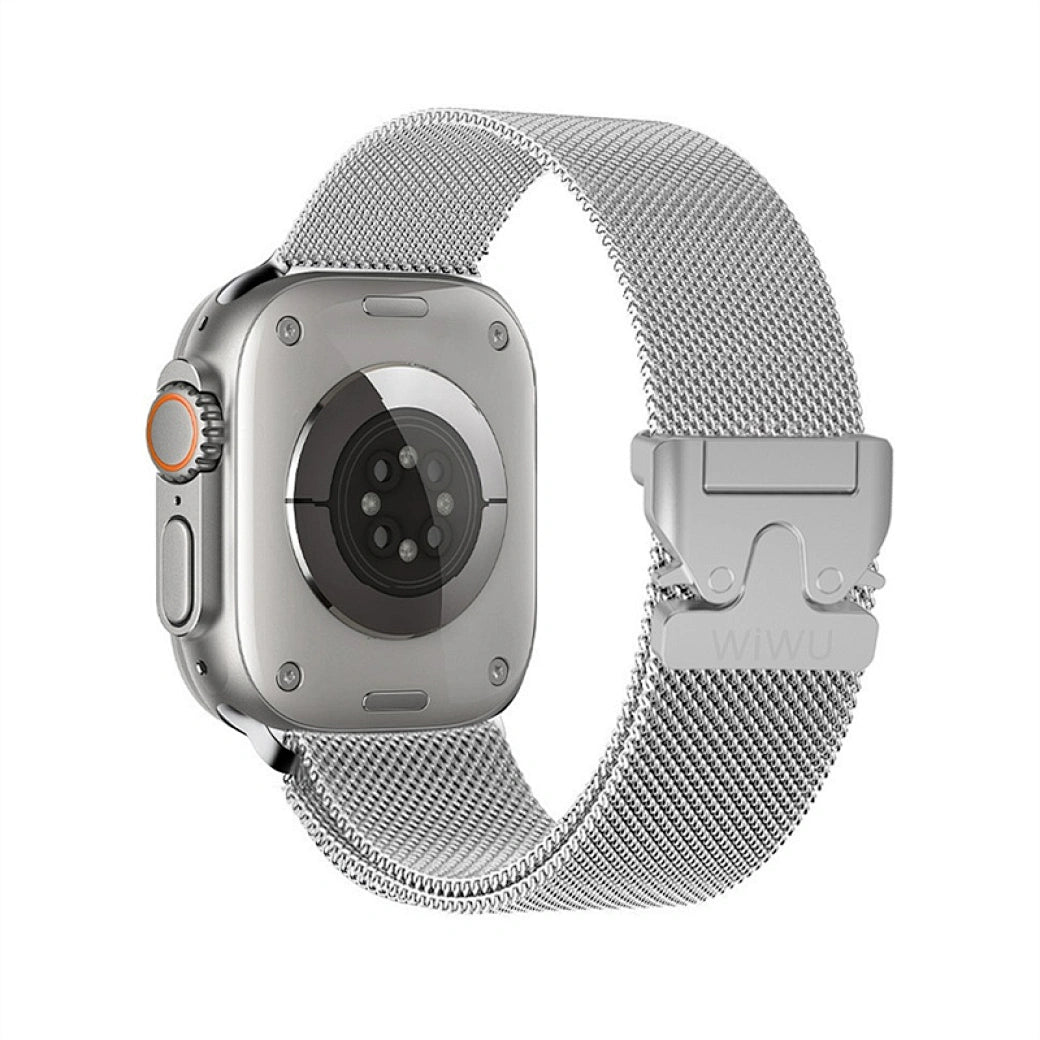 Bracelet WiWU acier avec fermoir rapide sécurisé