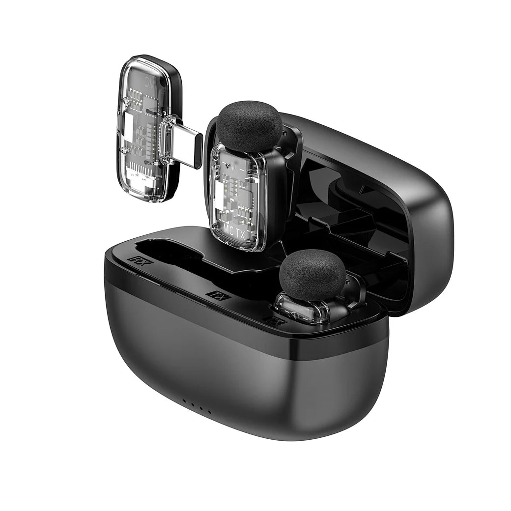 Microphone WiWU Duo sans fil ANC pour smartphone et caméra