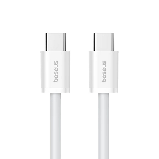 câble Baseus USB-C vers USB-C 100W charge rapide Tunisie