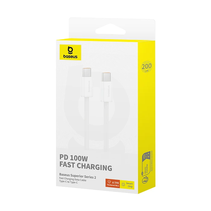 Câble Baseus Type-C vers Type-C 100W PD Fast Charging